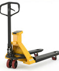 Heavy Duty Electric Pallet Jack Truck Weigh Scales Built In 5500 Lbs Capacity With Big 45 Inch Forks for warehouse use.