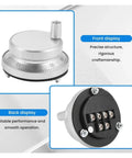 Hand Wheel Handle Kit For 5V Manual Pulse Generator And Rotary Encoder Machining Tool Electronic Hand Wheel Silver 60mm