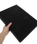 Easy Tear Foam Insert Sheets For Tool Box Organization And Shipping Cuttable Black Foam Pads, handheld for size reference