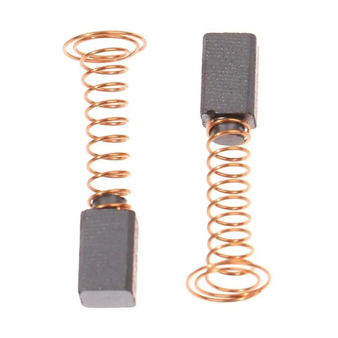 2 Pack Heavy Duty Carbon Brushes For Smooth Rotary Tool Operation On 3000 And 200 Series Models, featuring spring connectors for durability.