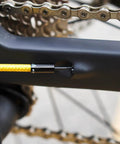 Yellow braided housing of Shifter Cable Set With Braided Housing And Teflon Coated Inner Wire For Road And Mountain Bike Derailleurs