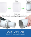 Replacement Cloth Vacuum Filter For Makita BCL180W XLC02 LC01 T03193 assembly instructions.