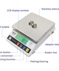 Pro Grade Industrial Counting Scale With 10 Kg Capacity And 0.1 Gram Precision, stainless steel plate, LCD display