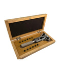 Watch Case Wrench Replacement Part In Wood Box For DIY Clock And Watch Repair Kit with durable wrench and tools inside