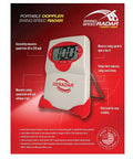 Tempo Timer Swing Training Partner For Golf And Baseball Master Your Tempo Boost Swing Speed And Rhythm With Doppler Measurements No Ball Needed More Consistency For Real World Power, featuring portable radar device.