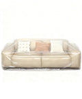 Extra Thick 4Mil Clear Furniture Cover For Sofa Sectional Loveseat And Outdoor Furniture Dust Proof Waterproof Moving Storage Bags 84 Inch H 43 Inch W 84 Inch D Large Size covering beige sofa