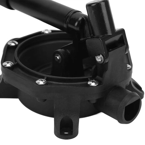 Fawfose Manual Diaphragm Bilge Pump 720GPH Self Priming Aluminum Alloy Compact High Flow Water Removal For Boats And Marine Craft Reliable Heavy Duty Performance Efficient Wastewater Extraction Tool