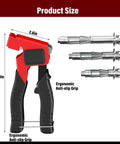 Heavy Duty Molly Bolts For Drywall Kit In Three Sizes 0.12 Inch To 1.28 Inch Metal Hollow Wall Anchors And Screws With Setting Tool