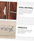 Heavy Duty Toggle Bolt Kit With Steel Drywall Anchors And Wing Nuts, Snap Toggle Bolts For Hollow Walls, Wall Hanging And Fast Installations, DIY Ready Decor Mounts For Cabinets, Shelves And Picture Frames, steel toggle bolts on wood panel