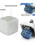 Heavy Duty Rotary Selector Switch 20A 440V Two Pole Three Position Cam Switch With Eight Terminals for Industrial Panels