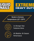 Extreme Heavy Duty Construction Adhesive 10 Oz That Binds In Extreme Temps All Weather All Season Performance 2X Stronger