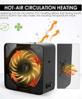 3D Printer Filament Dryer Box With Fan, Adjustable Temperature And Humidity Control shown with hot-air circulation heating