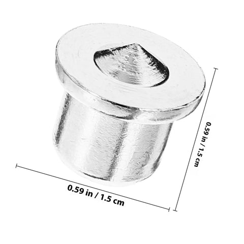 Pro Grade Stainless Steel Dowel Pin Set With Centering Pins For Precise Woodworking Alignment Cabinet And Bookshelf Positioning DIY Board Drilling Tool For Accurate Hole Transfer And Setup, single pin close-up