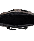 Inside view of Hella Durable 48 Can Insulated Soft Sided Cooler Featuring Realtree Xtra Camo Shell with black lining.