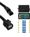 VCM Muzzler Harness Disable Kit For 3.5L V6 With VCM, Compatible With Honda Accord 2008 And Up, Pilot 2009 And Up, components view