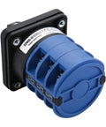 40A Beefy Rotary Cam Changeover Switch For 660V AC Three-Phase Power, 12-Terminal SZW26-40/D303.3, blue front view