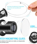 Jewelers Portable Monocular Magnifier Eye Loop Glass For Watches Jewelry Repair And Textile Circuit Coin Stamp Work