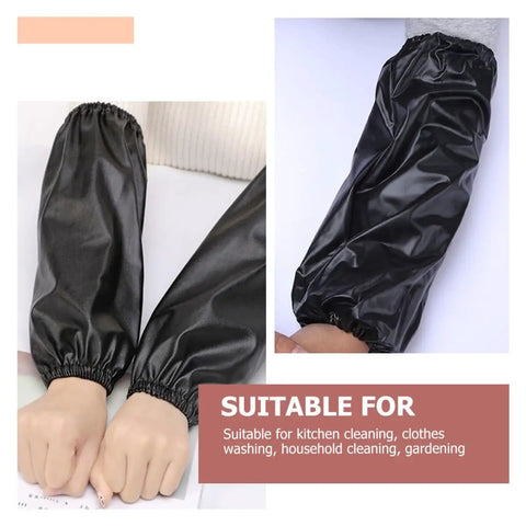 Built Different Waterproof PVC Oversleeves Three Pack Long Arm Protectors, oilproof arm protectors for kitchen and gardening.