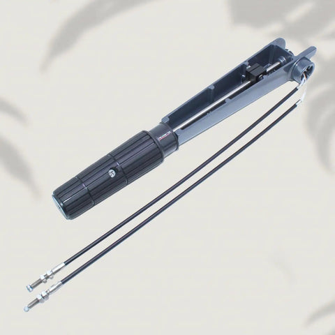 Steering Tiller Handle Assembly With Cable For 25HP And 30HP Outboard Motors Throttle Control Replacement Part 69P-W0084-01-4D