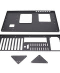 Open Air PC Case Frame For ATX Micro ATX And ITX Motherboards, Gaming And Mining Rig Chassis components on display
