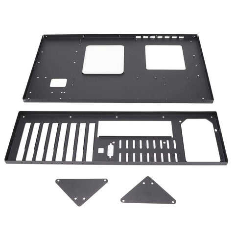Open Air PC Case Frame For ATX Micro ATX And ITX Motherboards, Gaming And Mining Rig Chassis components on display