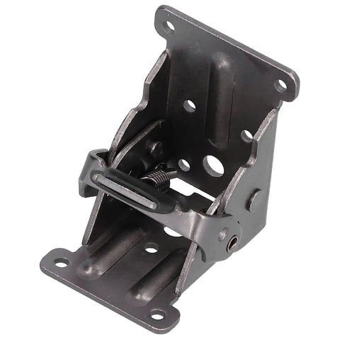 Self Lock Folding Bracket With Aluminum Alloy Construction, 120 Degree Rotation, 3.4cm Folded Thickness, Black Bronze Finish