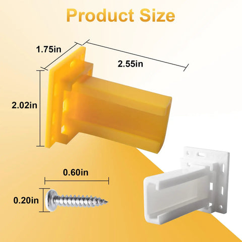 Rock Solid One Inch C Shaped Drawer Slide Socket Set Built Like A Tank For Hassle Free Rv Camper Cabinet Upgrades With Smooth Glide Action showing product size measurements.