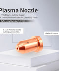 Copper plasma nozzle 9-7728 for PCH 102 torch, part of Pro Grade Plug And Play Plasma Cutter Consumables Kit 30 Piece Set