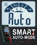 Smart Auto Range Digital Multimeter 4000 Counts For Home DIY Projects No-Brainer For Measuring AC And DC Voltage Resistance and Continuity