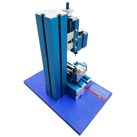 Garage Ready Mini Metal Milling Machine With Benchtop Lathe And Slick Precision Vise For 3000 Rpm No Bull DIY wood turning and milling machine.
