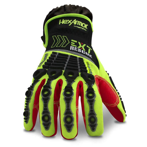 Cut-Resistant Impact Grip Rescue Gloves EXT Rescue 4013 Medium With SuperFabric Palm And TPR Impact System ANSI ISEA A8 Level Cut Protection For Heavy-Duty Work And Superior Dexterity For Handling Sharp Tools
