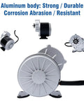 24V DC 350W Gear Motor With Permanent Magnet High Torque Low RPM For Wheelchairs Go Karts And Electric Vehicles Model MY1016Z3
