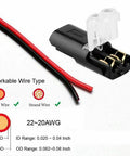 20Pcs 2 Pin Spring Wire Connectors No Soldering Required Screwless Quick Connectors Cable Clamps Terminal Blocks