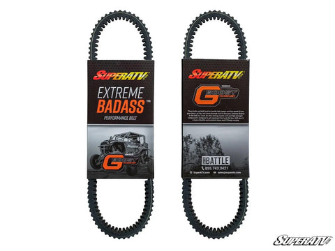 Beefed Up Heavy Duty CVT Drive Belt For CFMOTO UForce UTVs, Aramid Fiber Cord Replacement That Outpowers Stock, Extreme Badass packaging