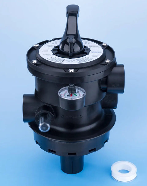Top Mount 7 Position Clamp Style Multiport Valve Replacement For Hayward Variflo S166T S180T S210T S244T Pro Series Valve