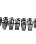 ER16 Collet Chuck Set 12Pcs Router Collet Kit for CNC Engraving and Milling Machines high precision tool holders with spring chucks