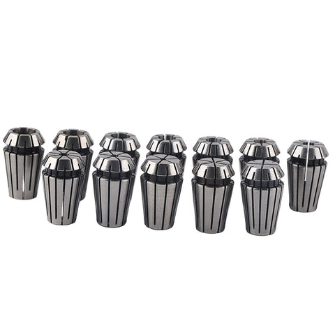 ER16 Collet Chuck Set 12Pcs Router Collet Kit for CNC Engraving and Milling Machines high precision tool holders with spring chucks