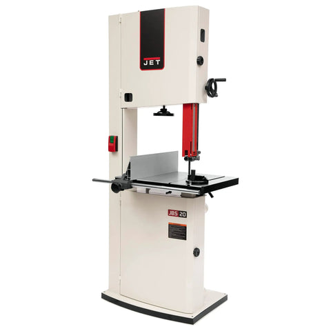 20-Inch Woodworking Bandsaw With 3 HP 230V Single-Phase Power, Big Resaw Capacity, Precision Cast Iron Table, Micro-Adjustable Dual-Position Fence, Toolless Upper And Lower Guides For Quick Setup