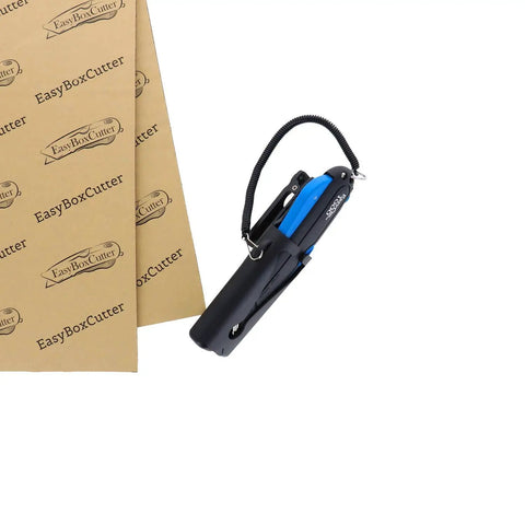 Heavy Duty Box Cutter With Three Adjustable Blade Depths And Precision Edge Guide Slick Utility Knife Featuring Integrated Holster And Kick Ass Grip For Daily Retail Jobs Cut Tape Faster With Zero Nonsense Reliability