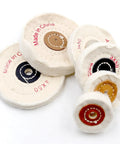 Ultimate Cotton Polishing Wheel For Fast Buffing And Mirror Shining On Metal Wood And Plastic. 100mm multi-size buffing wheels.