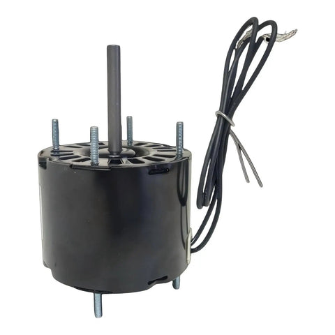 Industrial Grade Hvac Fan Motor Replacement For Nbk Blower, 115V 1/40 Hp with 3 Inch CCW shaft and electrical wiring.