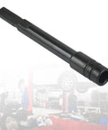 Driver Extension Rod Adapter And Extend Tool For Quick Easy Pull Heavy Duty Multi Tool Accessory With Durable Steel Build Black Finish No Fuss Attachments Ideal For DIY Garage And Pro Jobs in automotive workshop background