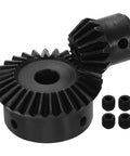 Built Tough Tapered Bevel Gear Set 1.5 Mod With 1 To 2 Ratio Includes 15 Tooth And 30 Tooth Hardened Steel Straight Bevel Gears
