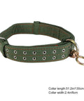 Adjustable Green Canvas Livestock Collar 3 Pack With Secure Locking Buckles For Cattle Calves Horses Sheep padded neck strap