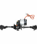Beefed-Up Front Axle Kit For 4 Wheel Drive Go Karts And Electric ATVs, includes 36V 1000W differential motor, shock swingarm.