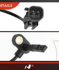 Close-up view of Set Of Two Front Left And Right Abs Wheel Speed Sensors Ideal For Chrysler 200 Dodge Avenger Journey connectors.