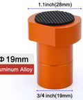 Beefy Heavy Duty Aluminum Bench Dogs 8 Pack For MFT Workbench And Woodworking Projects Non Slip 19mm Durable Orange