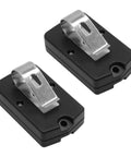 Back view of Upgraded 318MHz Gate Opener Remote With 9 DIP Switches For Mighty Mule Systems No Brainer 1 Button Replacement 3 Pack Easy DIY Install