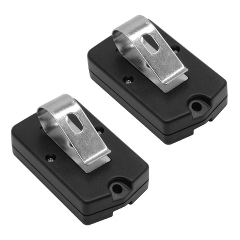 Back view of Upgraded 318MHz Gate Opener Remote With 9 DIP Switches For Mighty Mule Systems No Brainer 1 Button Replacement 3 Pack Easy DIY Install
