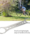 Stainless Steel Mountain Bike Fork Wrench 8T 12T For Suntour Suspension Fork Caps Bicycle Repair Tool 172mm 6.77in Built Tough